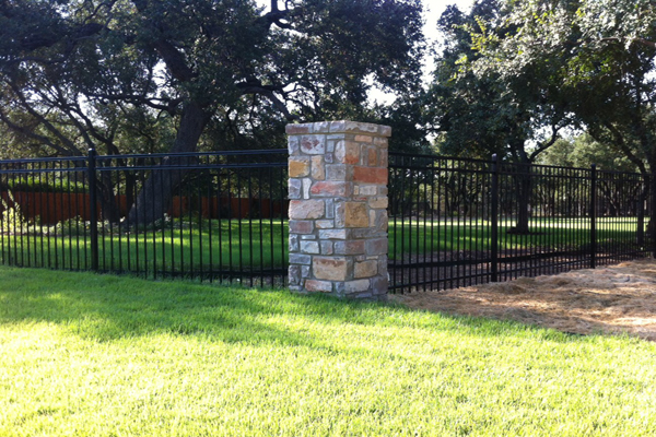 Masonry Fencing Columns Hicks Fencing Hicks Fencing