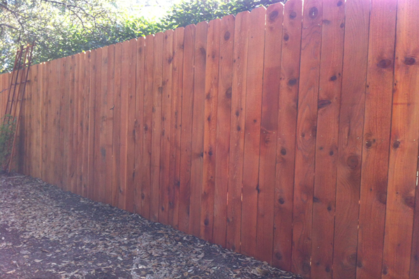 Wood Privacy Fence Restoration by Hicks Fencing