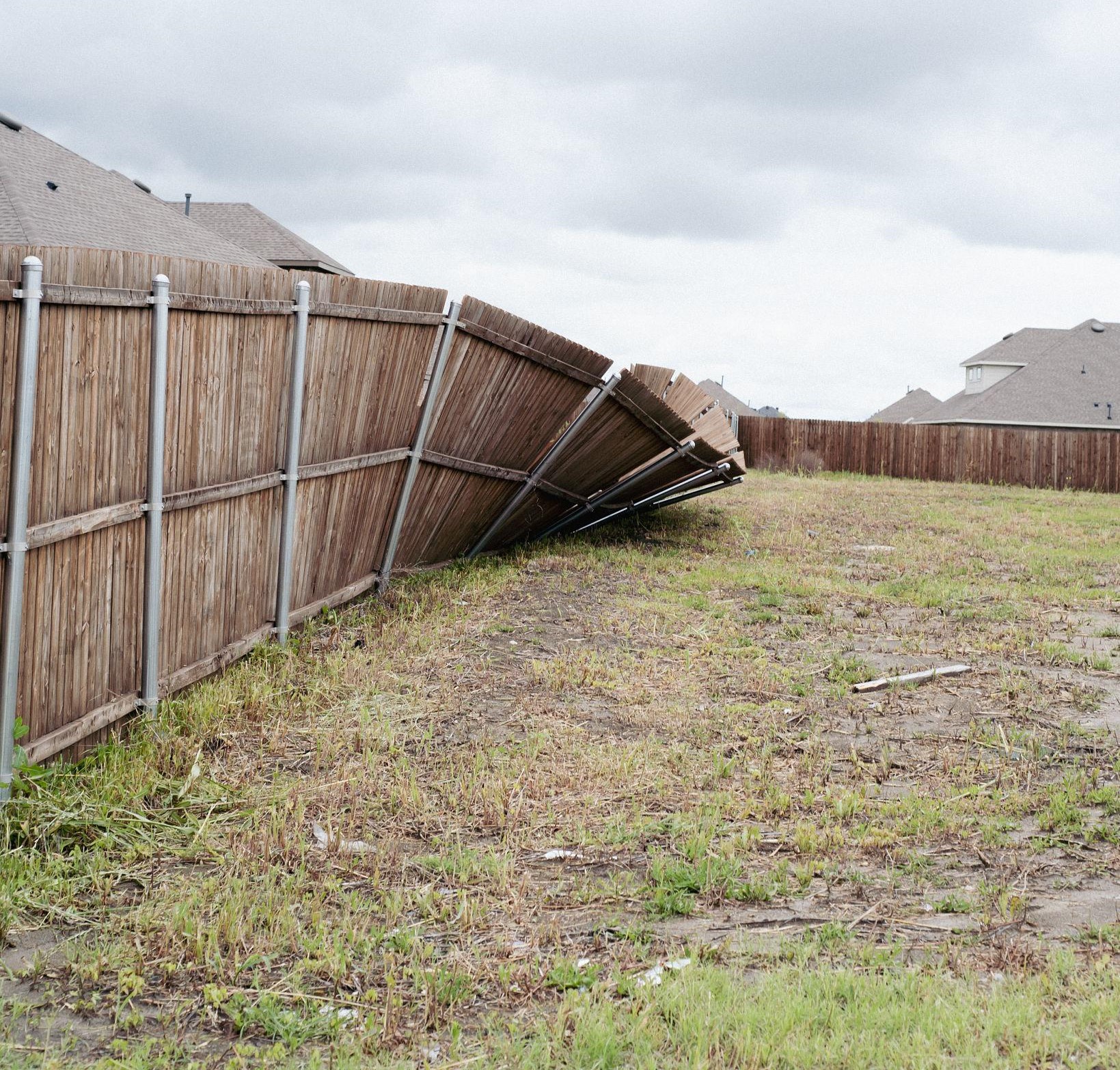 ence repair in Georgetown, TX restoring a residential masonry privacy wall by Hicks Fencing